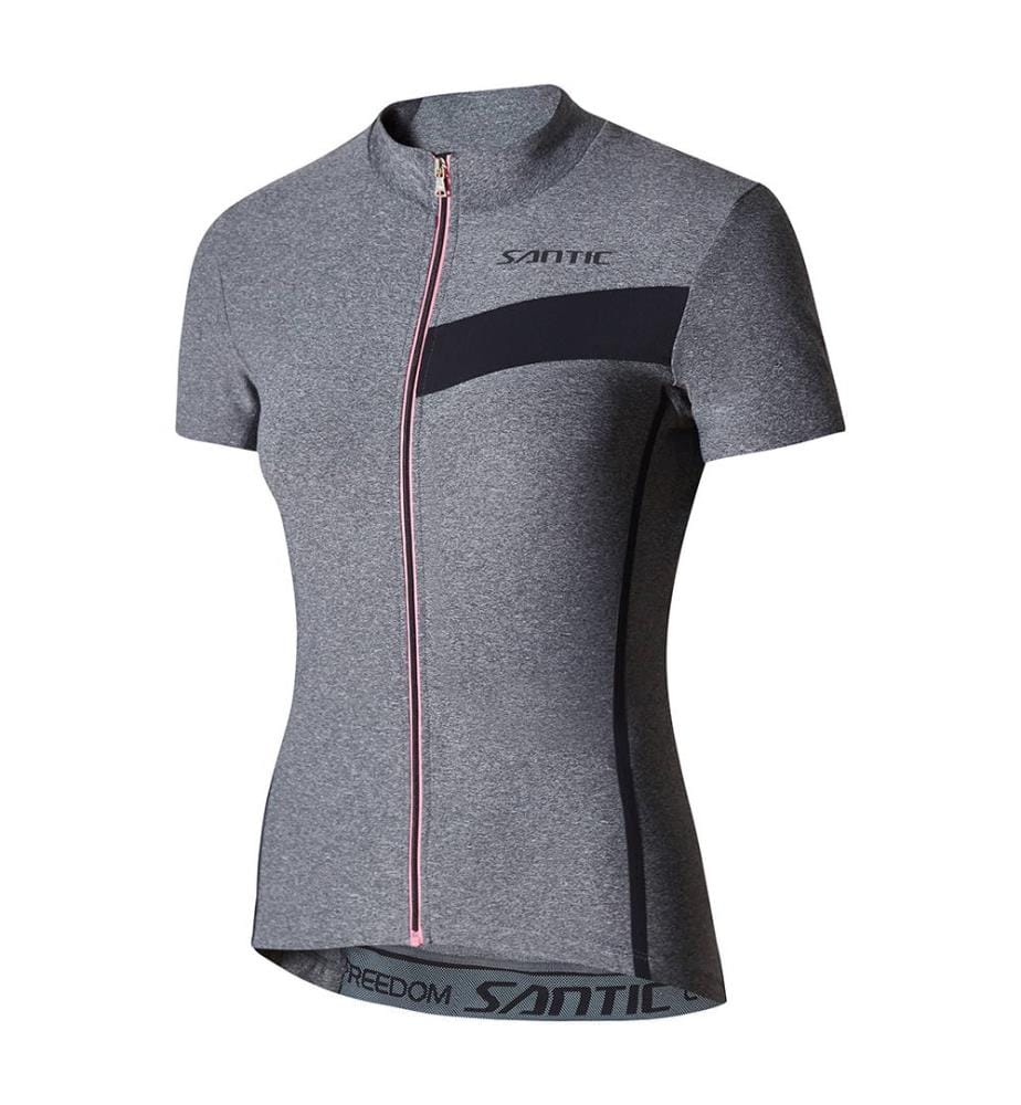 SANTIC - Radsport-Trikot Casual - Grau