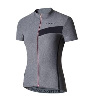 SANTIC - Radsport-Trikot Casual - Grau