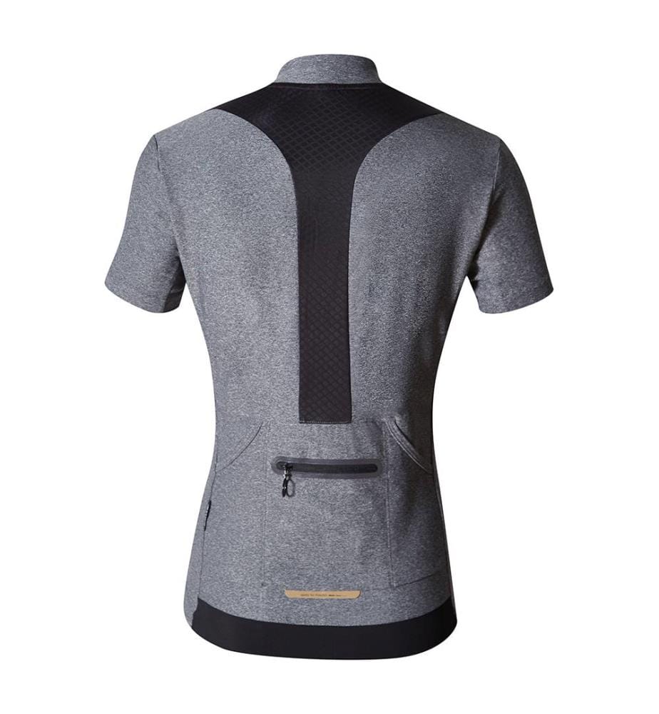 SANTIC - Radsport-Trikot Casual - Grau