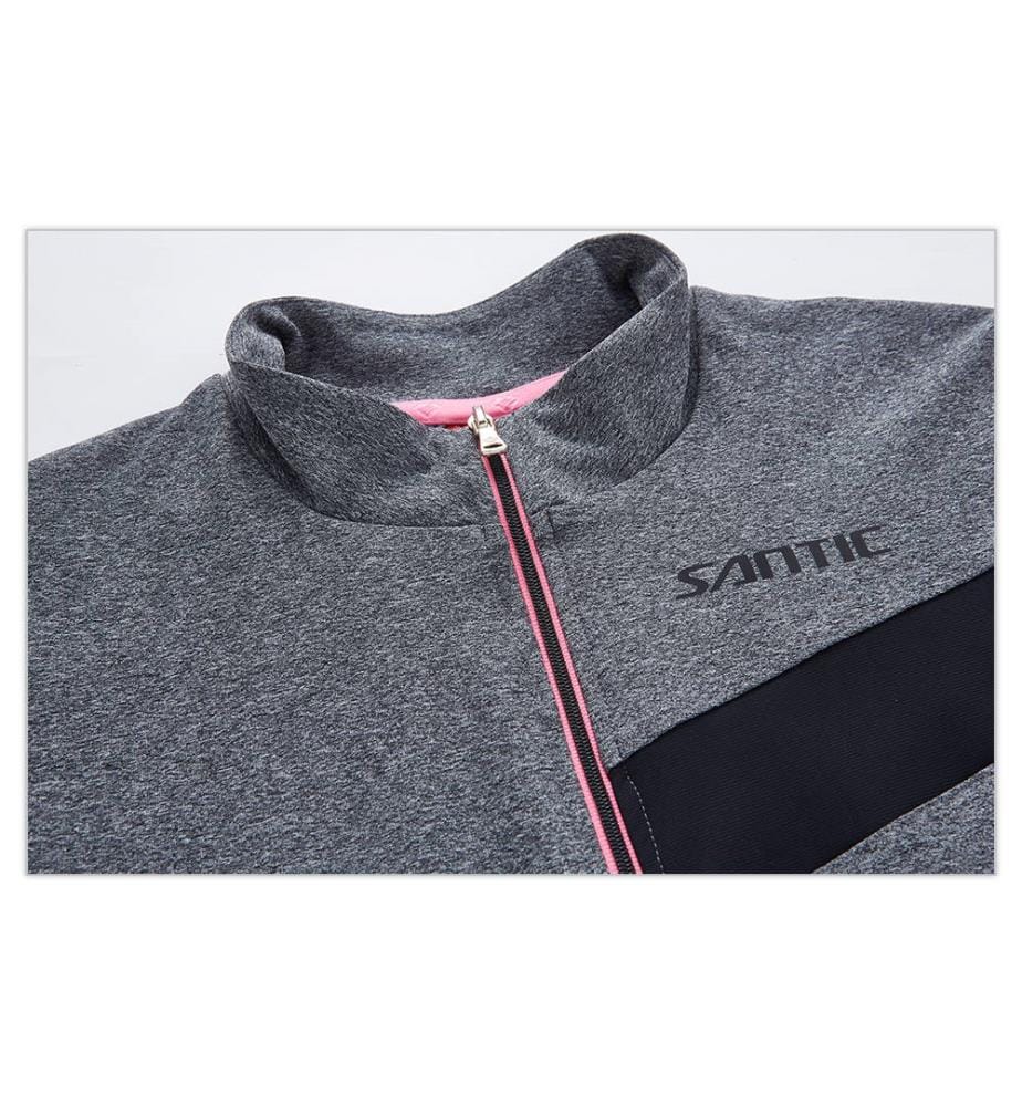SANTIC - Radsport-Trikot Casual - Grau