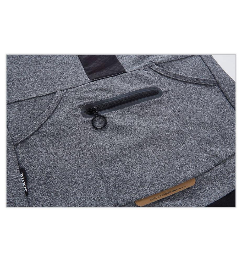 SANTIC - Radsport-Trikot Casual - Grau