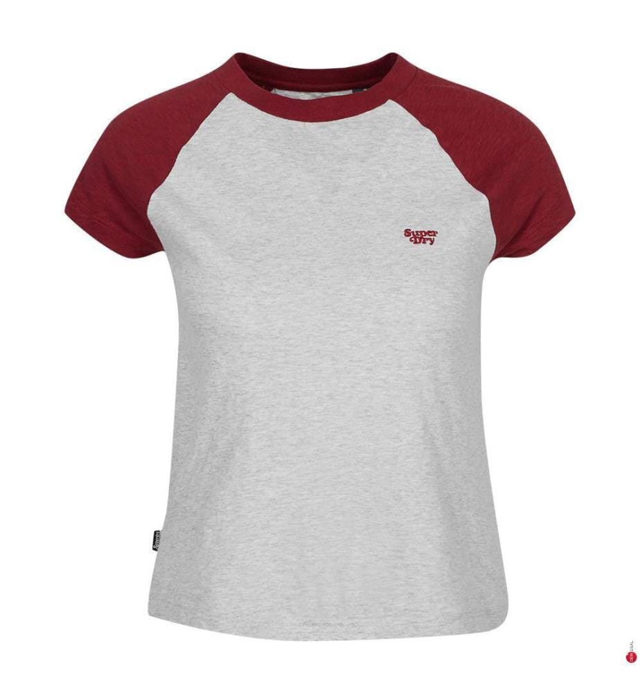 T-Shirt - Rich Burgundy Glacier Grey