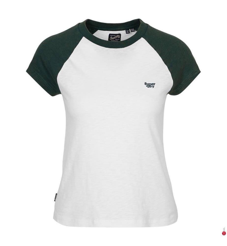 T-Shirt - Enamel Green Off White