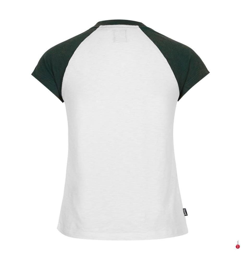 T-Shirt - Enamel Green Off White