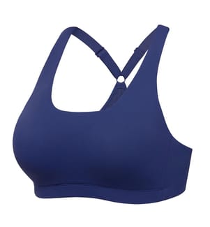 Power On High Impact gepolsterte Sport-BHs - Navy