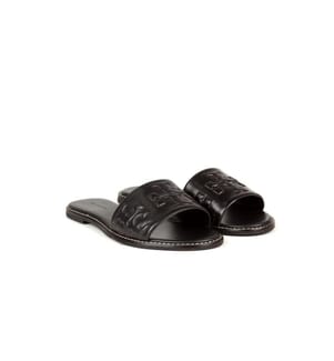 Flache Sandalen - Schwarz