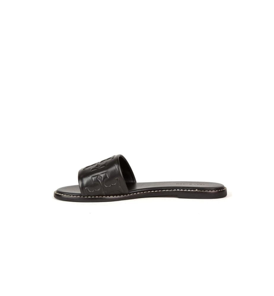 Flache Sandalen - Schwarz