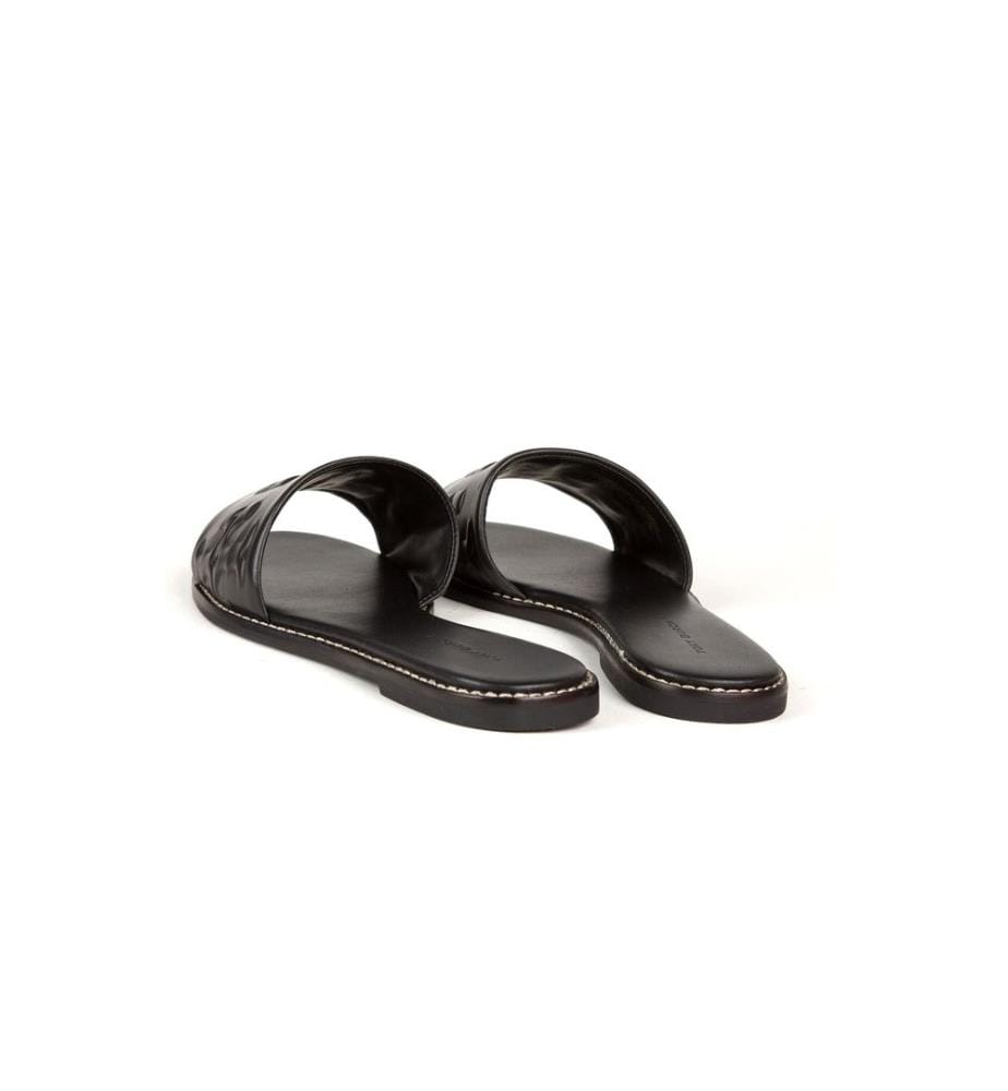 Flache Sandalen - Schwarz