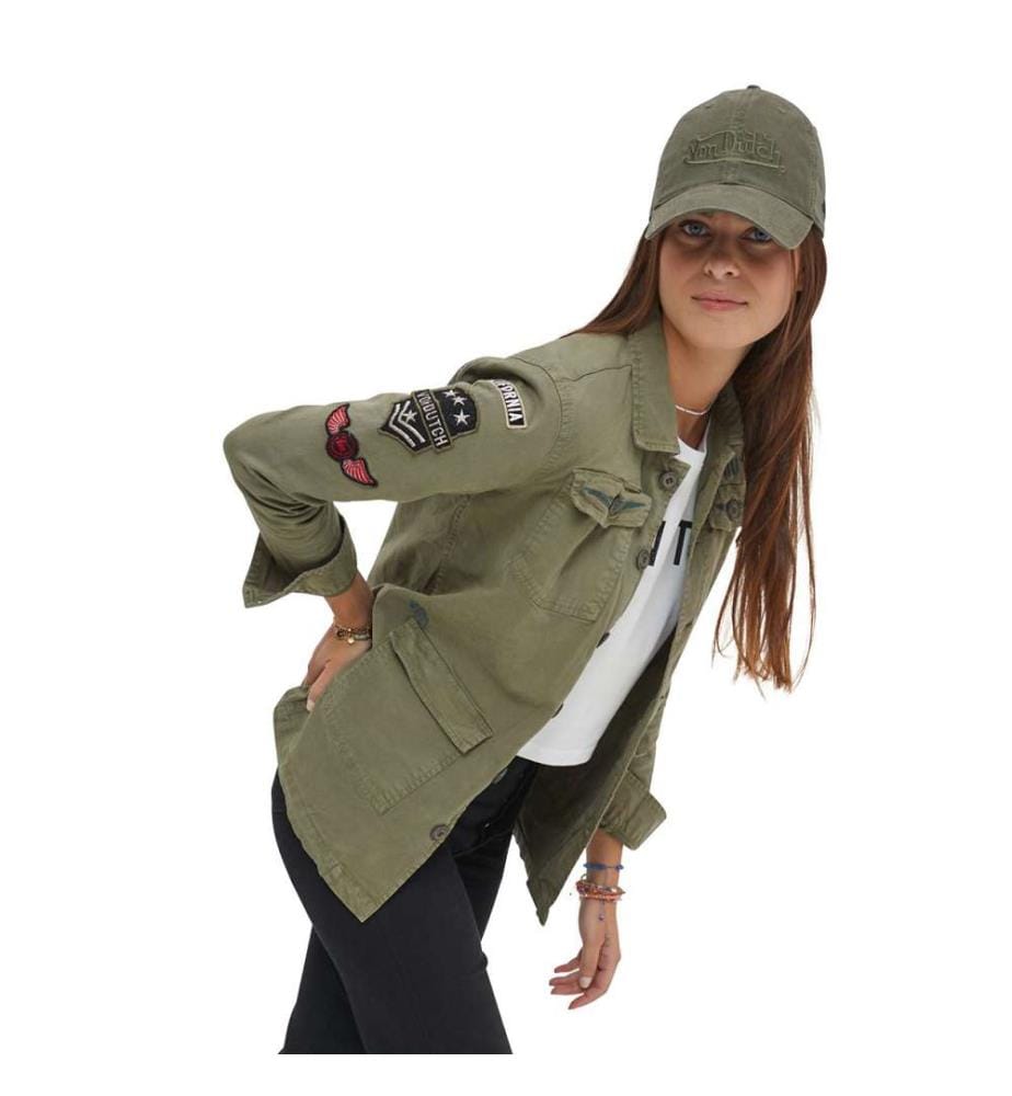 Von Dutch Angel Baumwolljacke - Grün