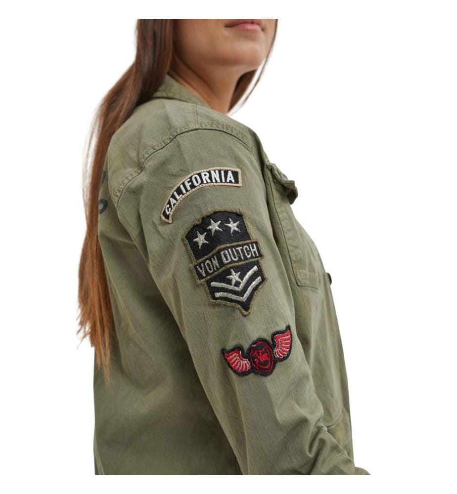 Von Dutch Angel Baumwolljacke - Grün