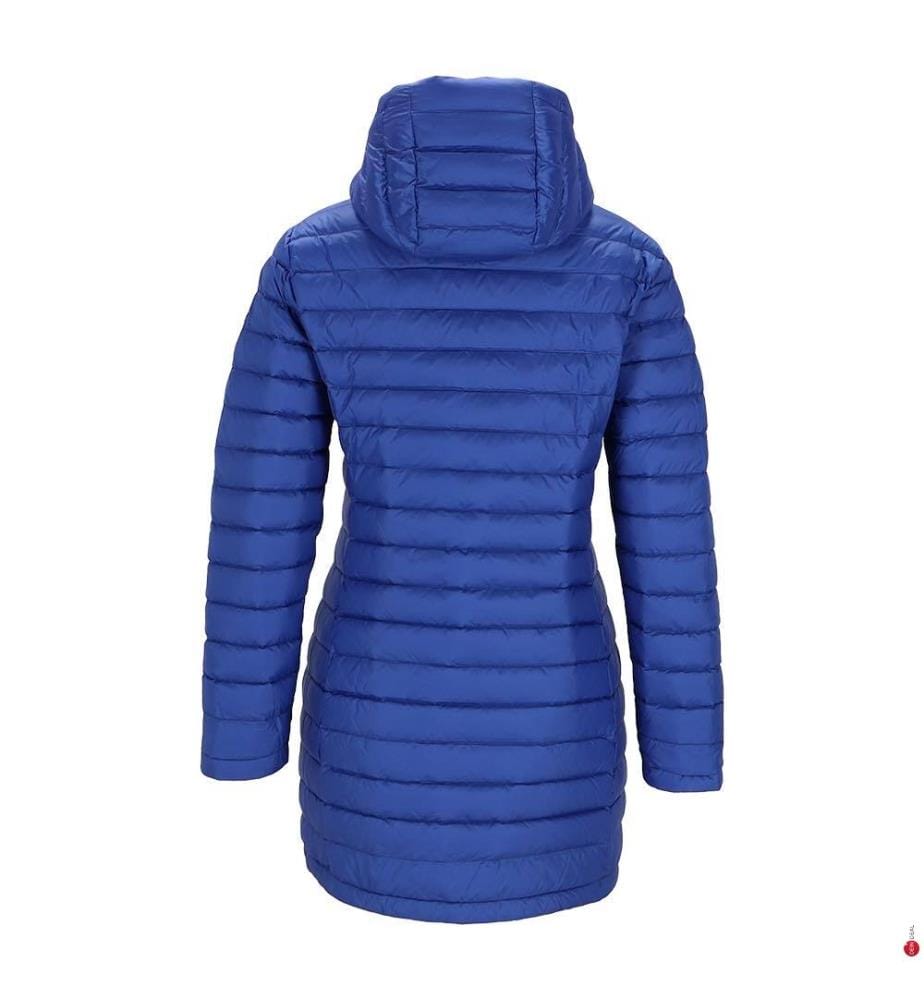 Lange Reversible Jacke Verone - Schwarz und Dunkelblau