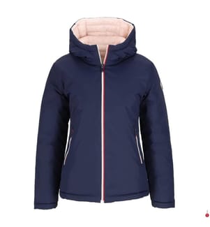 Bergame Reversible Daunenjacke - Dunkel Marineblau & Ecru