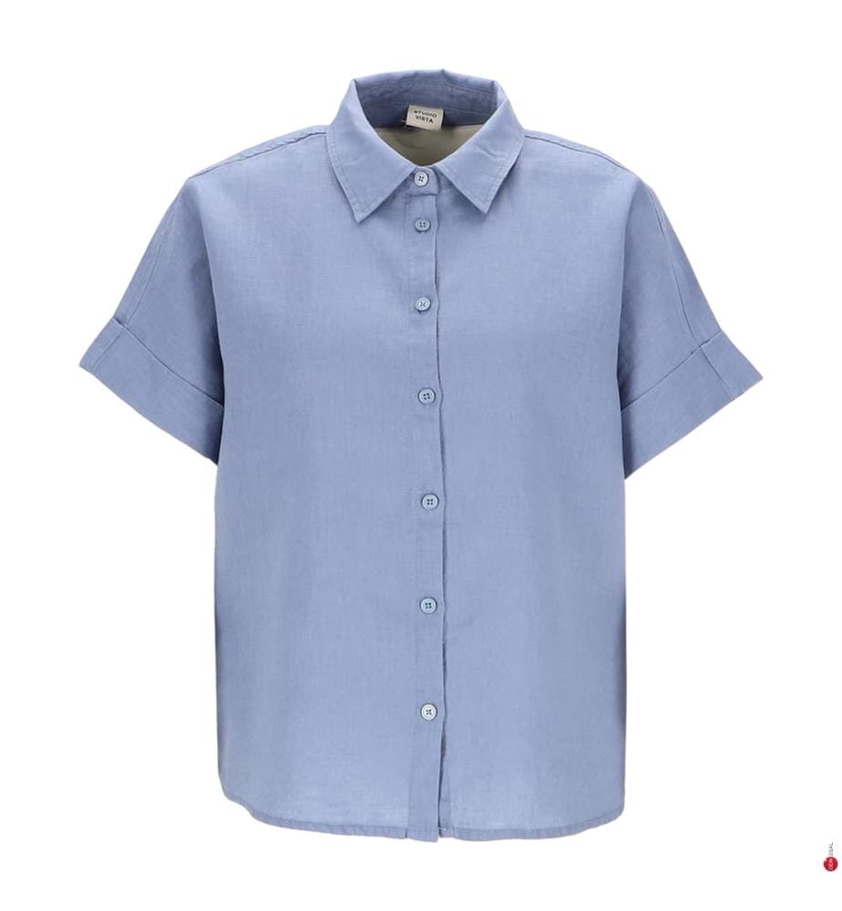 Bluse Boxy - Denim
