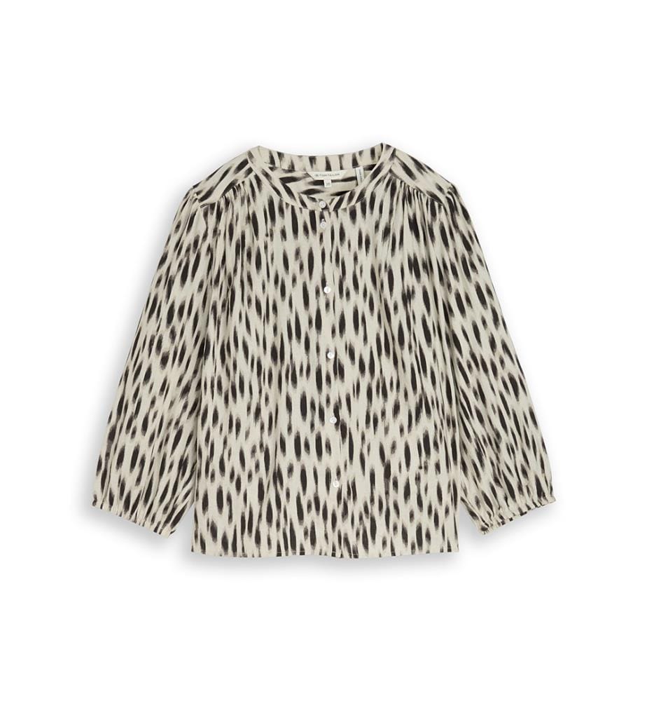 Blouse - Beige et Noir