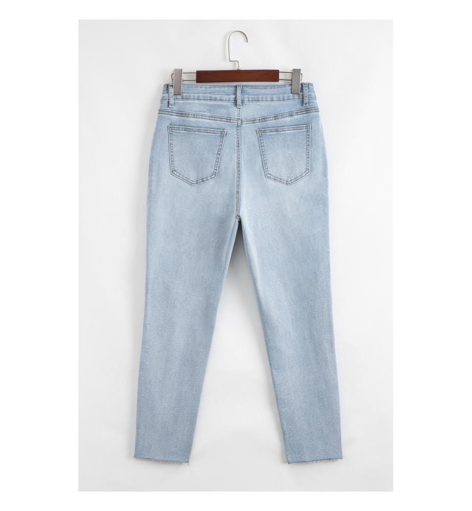 Mid-rise Skinny Jeans - Blue