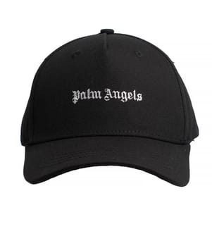 Kappe mit gesticktem Logo - Schwarz