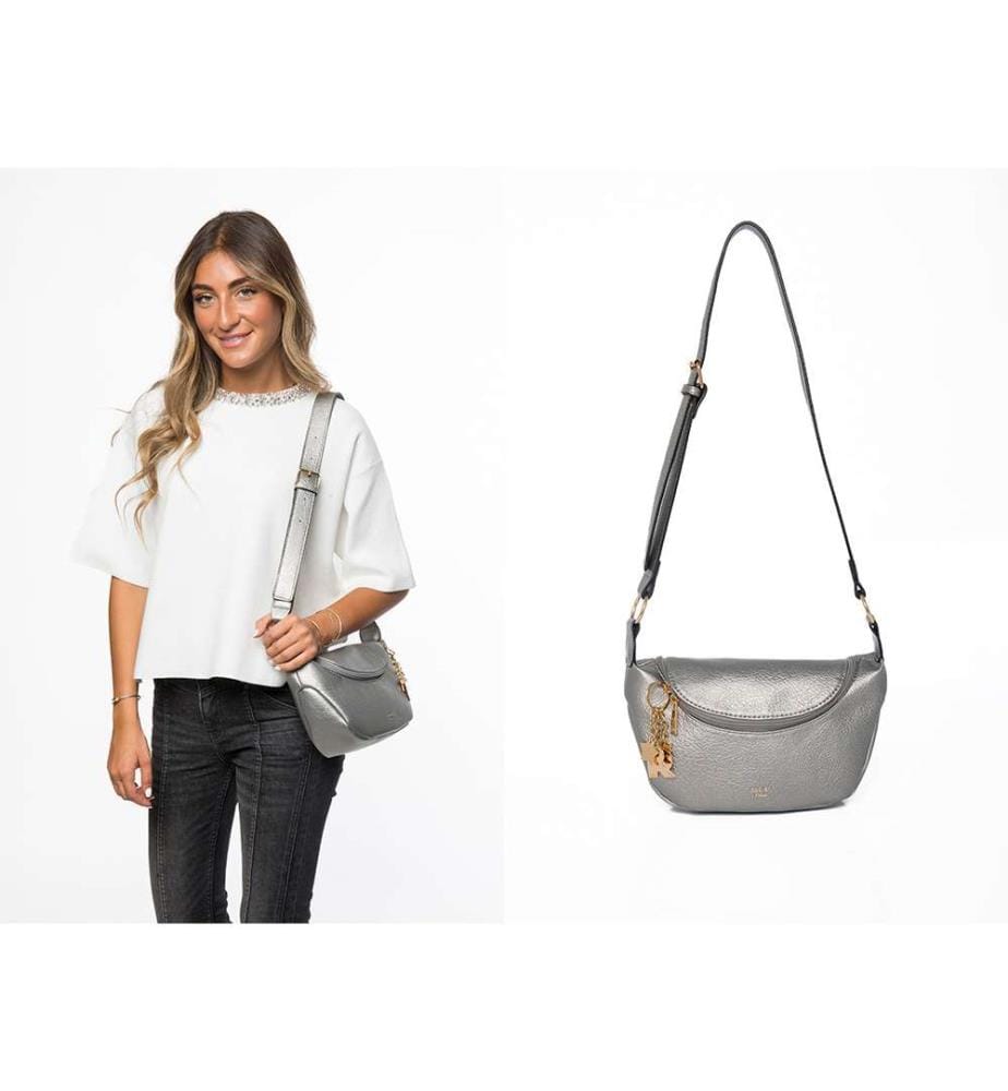 Kelly Schultertasche - Silber