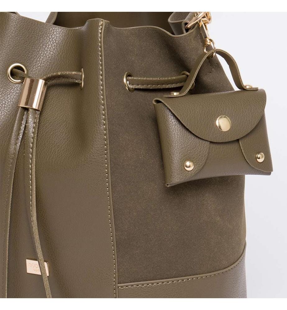 Tasche Eimer Saphir - Dunkelbraun