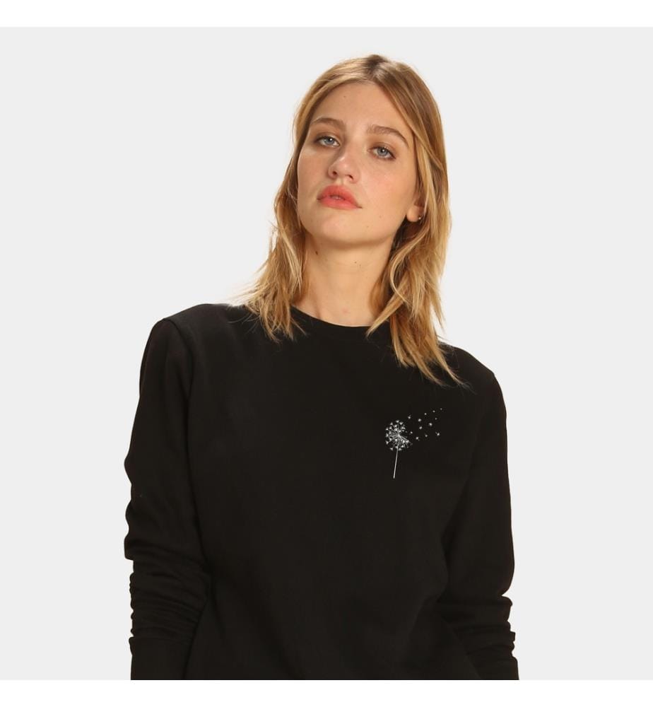 Sweatshirt Pissenlit - Schwarz