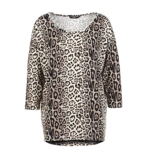 Elcos Top - Beige und Schwarz