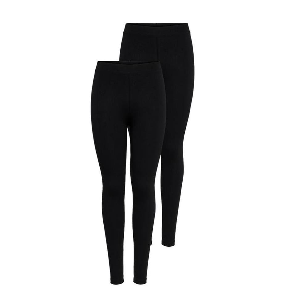 2er-Set Leggings - Schwarz