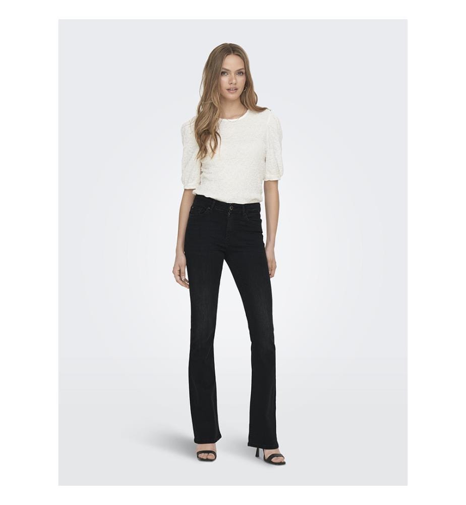 Jeans Flared Fit - Nero