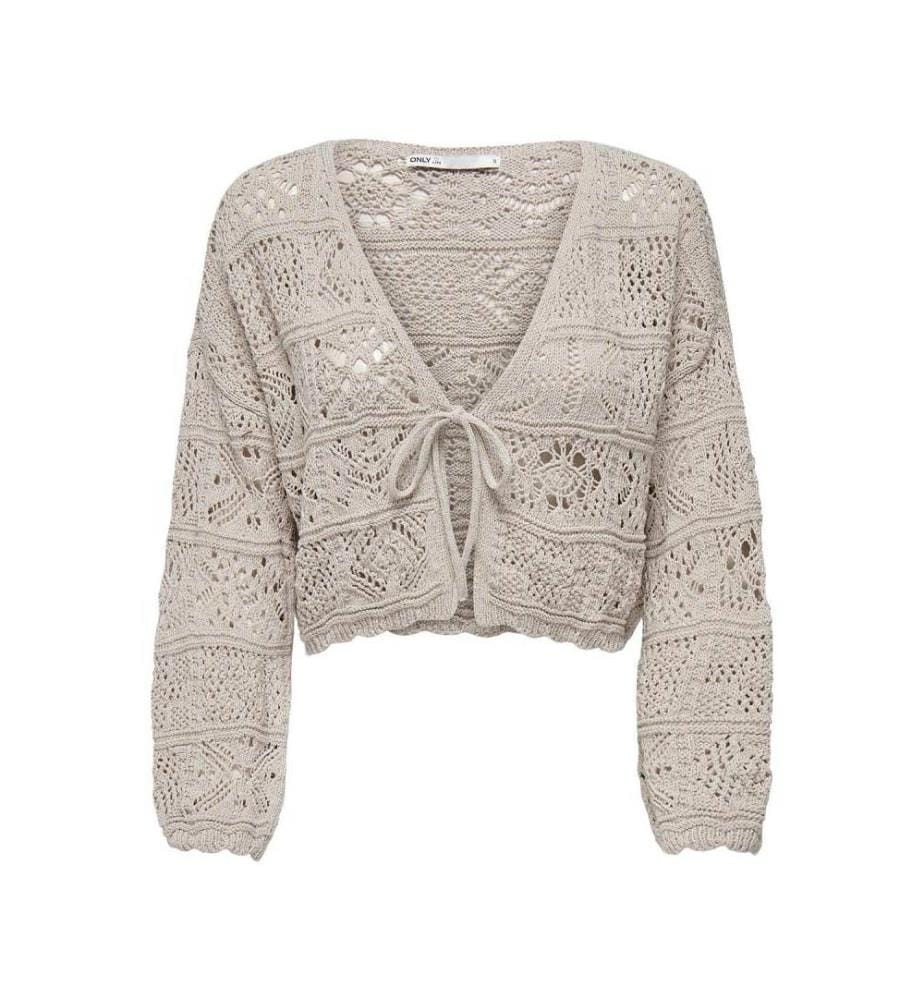 Strickjacke Beach - Hellgrau