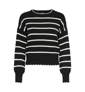 Ibi Pullover - Schwarz und Weiss