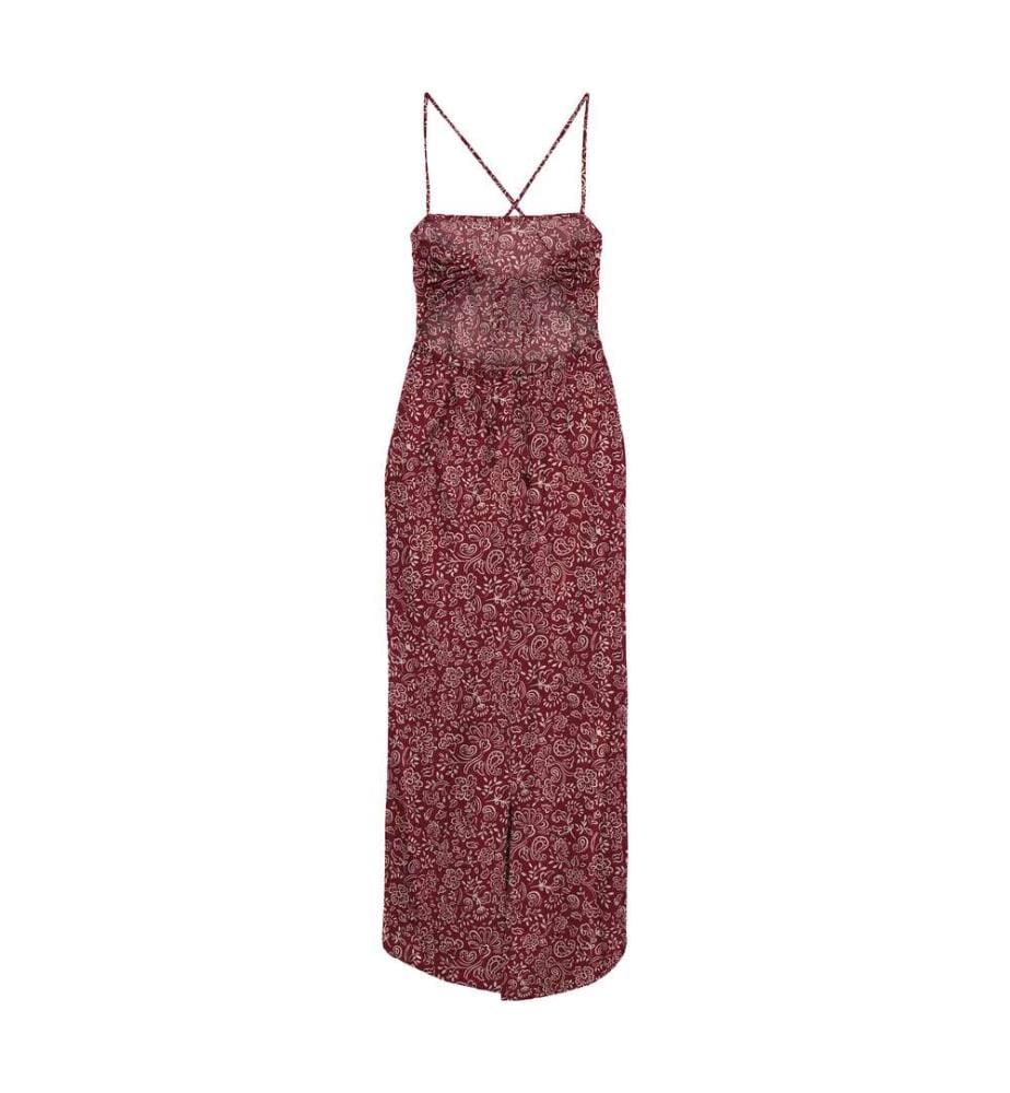 Langes Kleid Jakiri - Rot