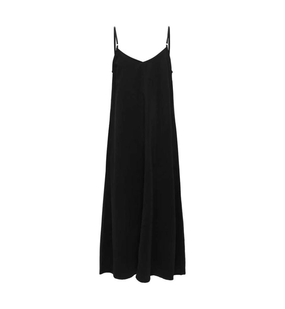 Langes Kleid - Schwarz