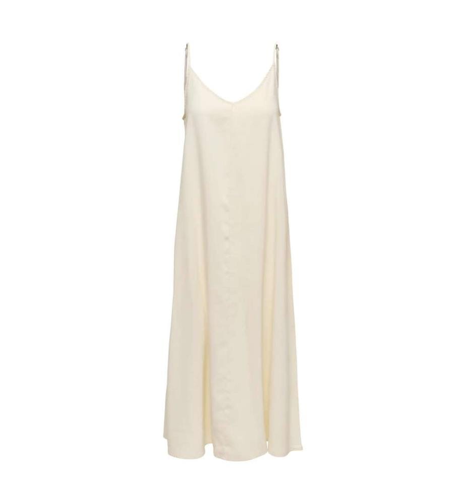Langes Kleid - Creme