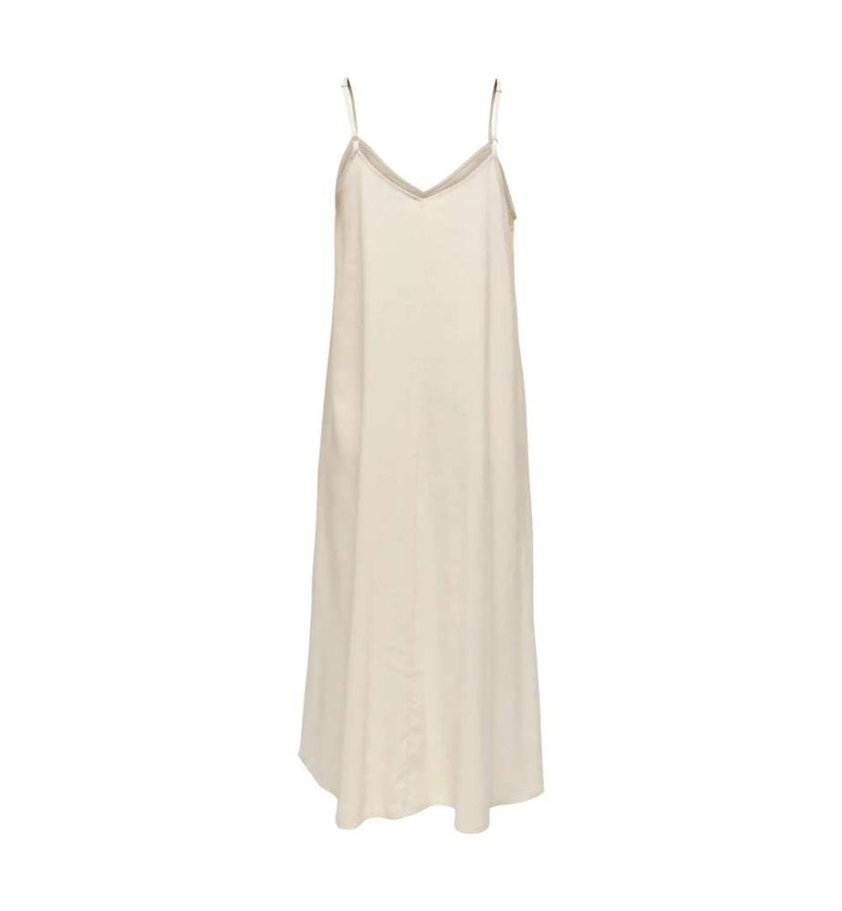 Langes Kleid - Creme