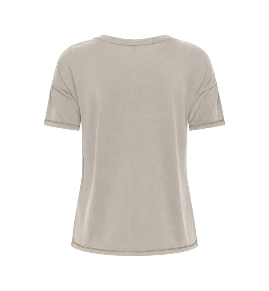 T-Shirt - Bimsstein Gold Glitt