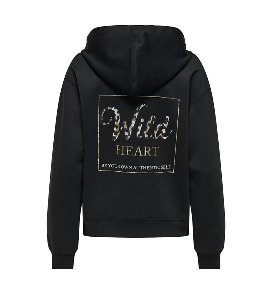 Hoodie - Black Wild