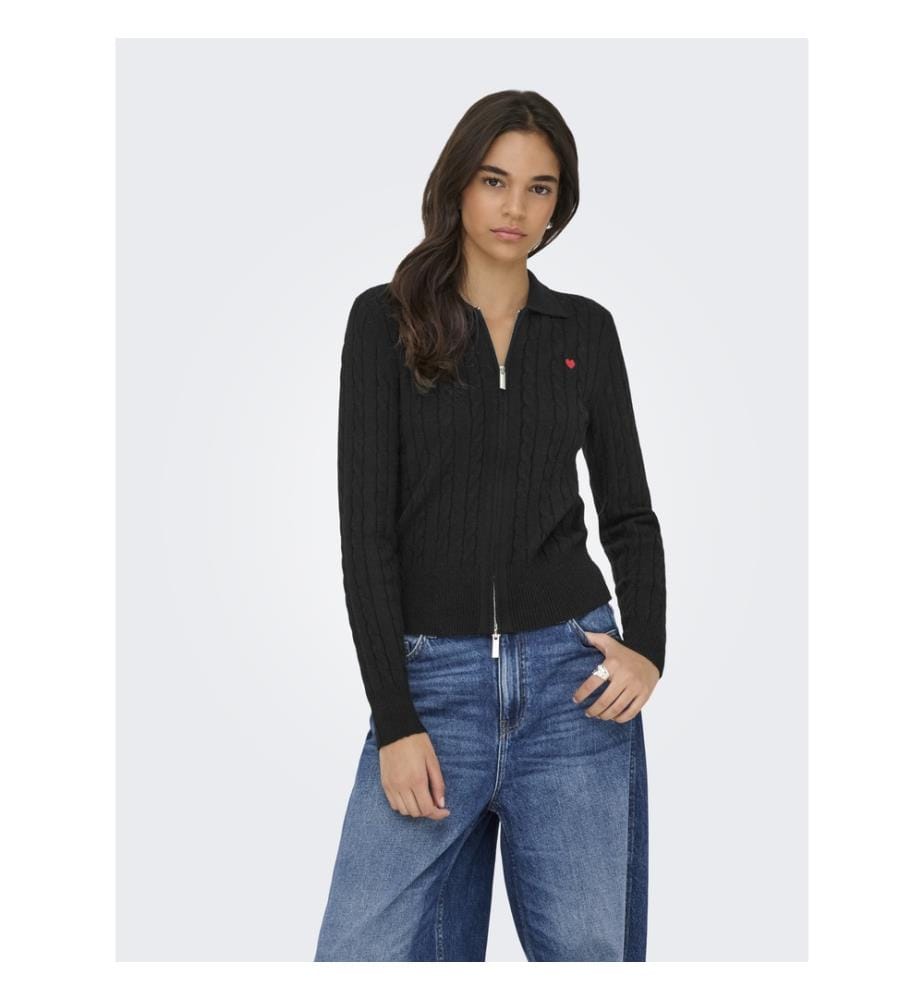 Strickjacke - Black