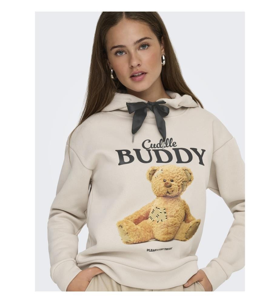 Sweatshirt - Bimsstein Buddy Schwarzer Sateen Schnüre