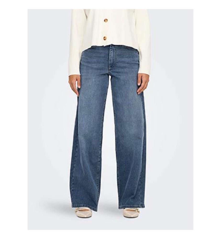High-Waist-Jeans mit weiter Passform Madison - Special Blue Grey Denim