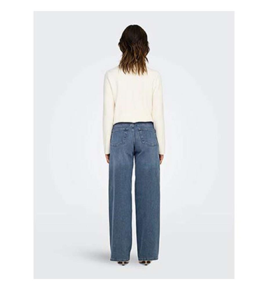 High-Waist-Jeans mit weiter Passform Madison - Special Blue Grey Denim