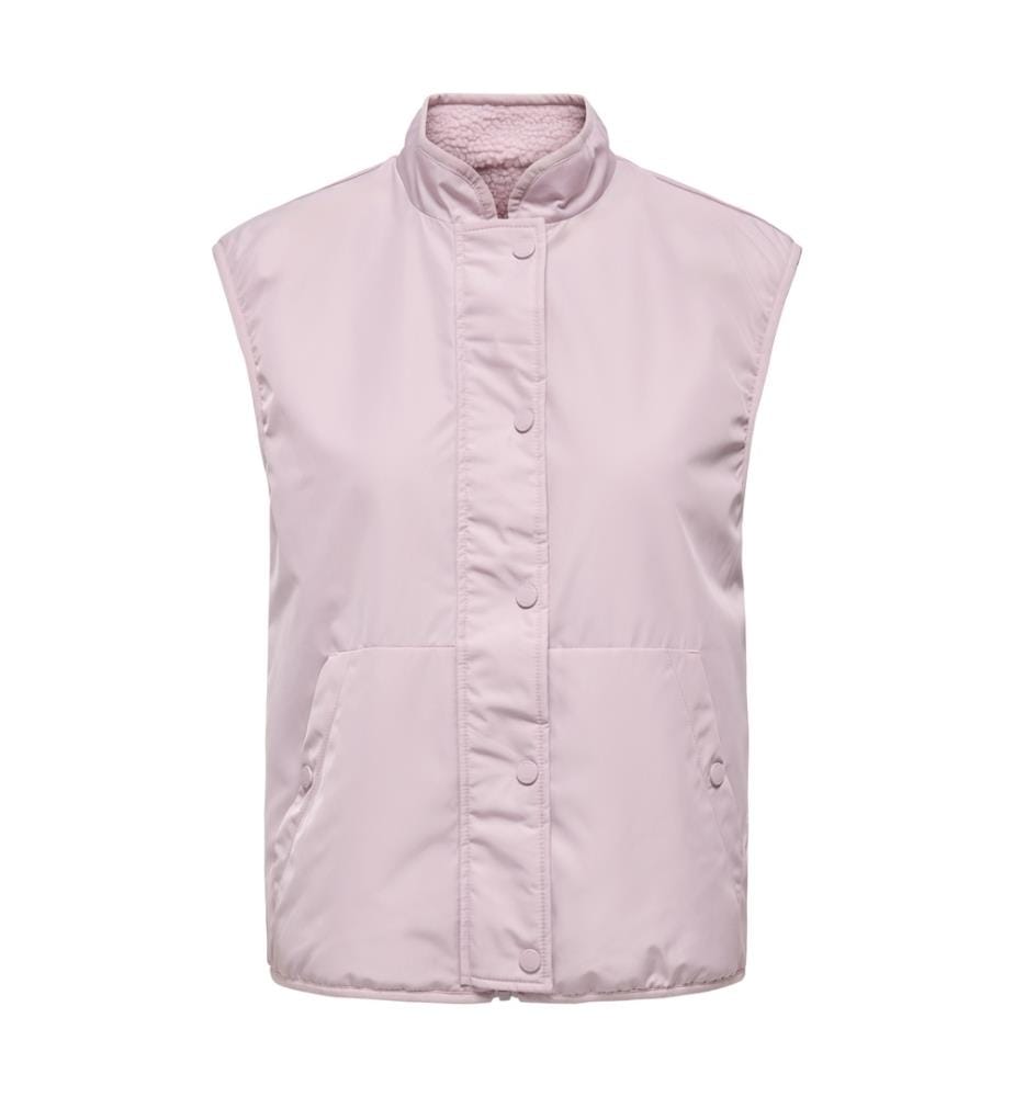 Doudoune sans manches Sif Teddy Reversible - Violet