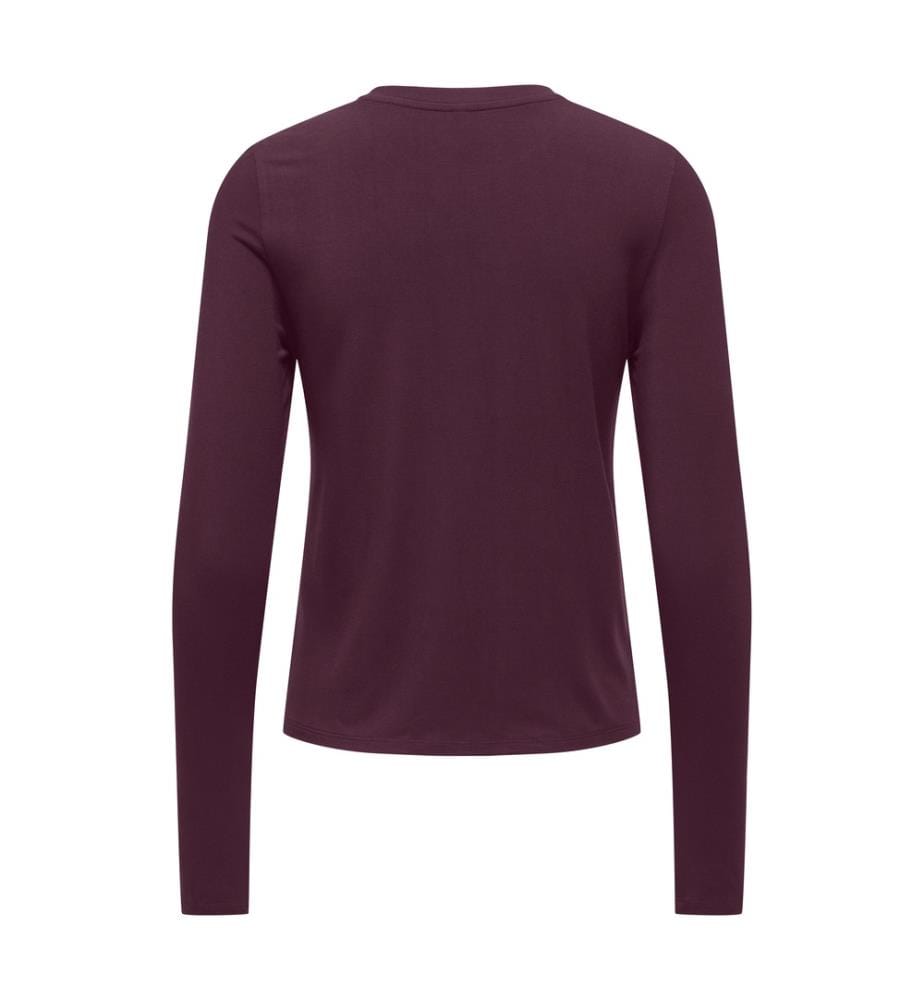 Long-Sleeve Crew-Neck T-Shirt - Fig","detected_source_language":"FR