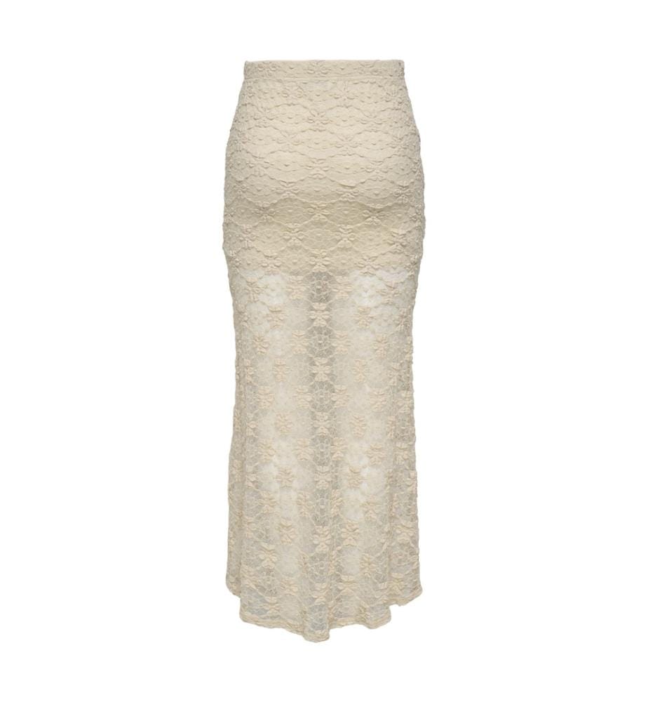 Langer Rock Pearlina - Hellbeige