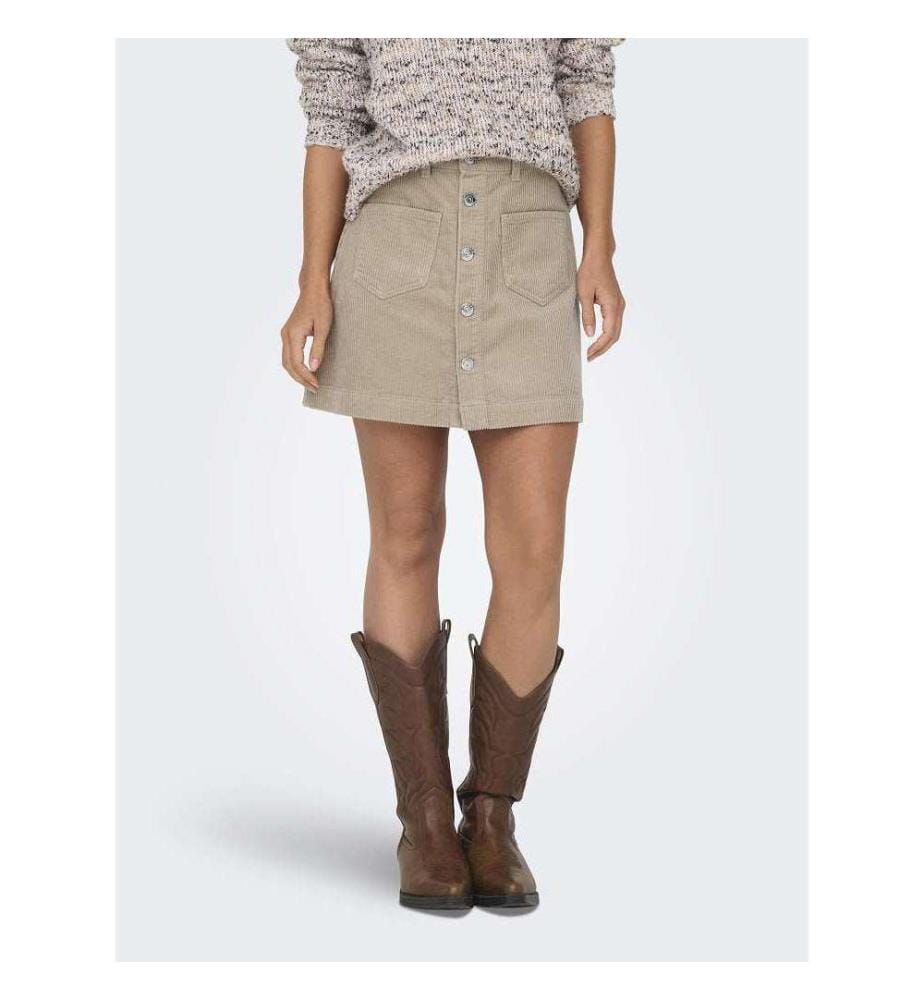 Kurzer Rock - Beige