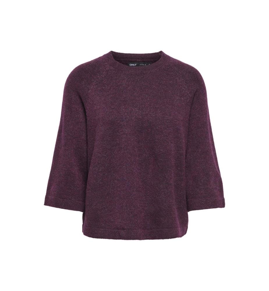 Strickpullover – Weinrot