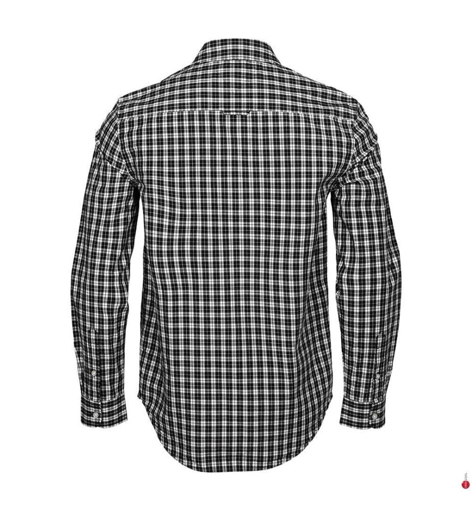 Hemd Poplin Check Regular Fit - Black Small Check