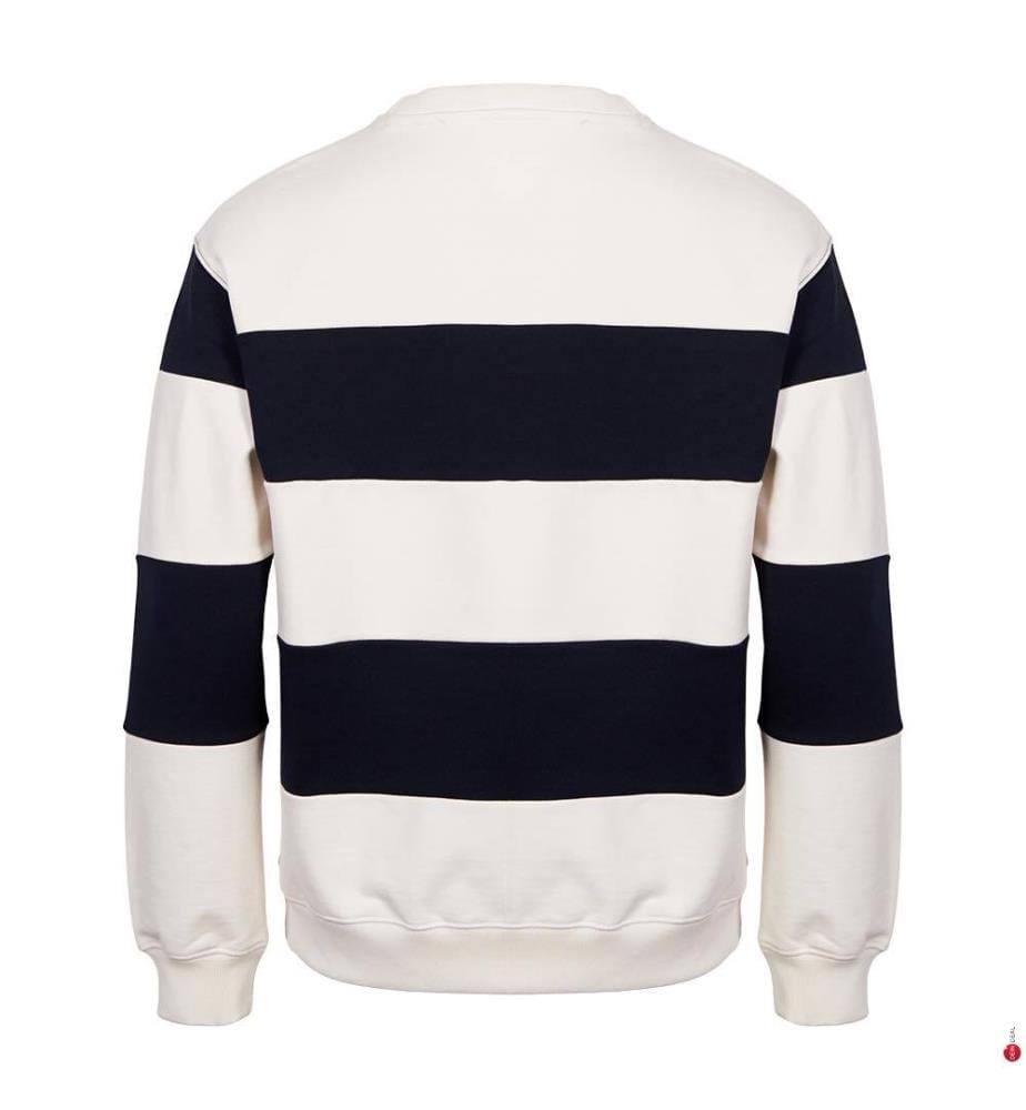 Monotype Stripe Sweatshirt - Wüstenhimmel/Elfenbeinblüte