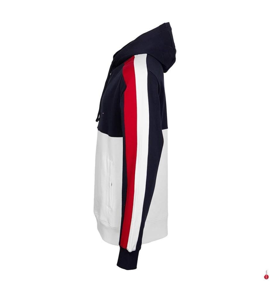 Global Stripe Block Hoodie - Desert Sky