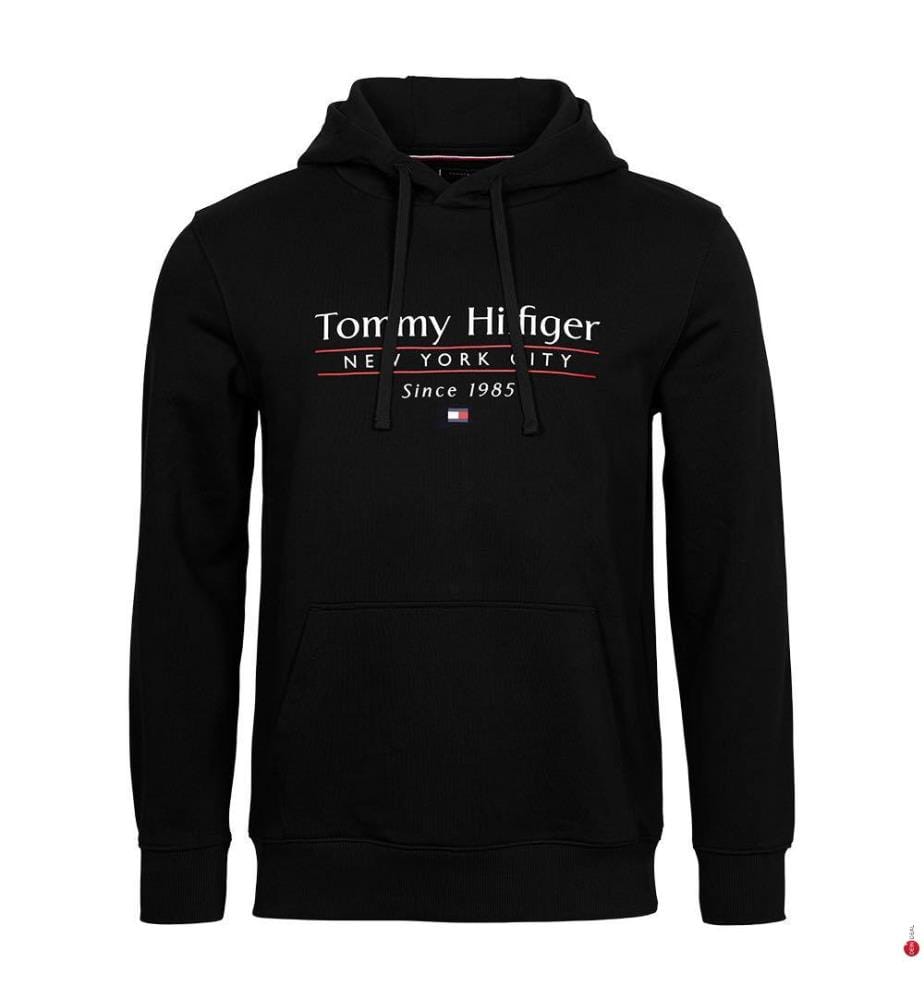 Hoodie Center Stack - Noir 660 910