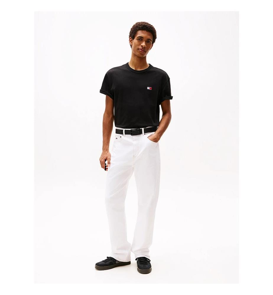 T-Shirt Regular Fit - Schwarz