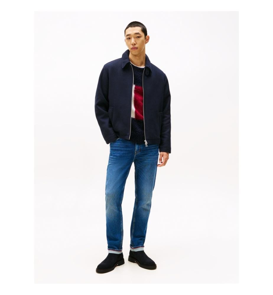 Leichte Chelsea Boots aus Wildleder - Marineblau