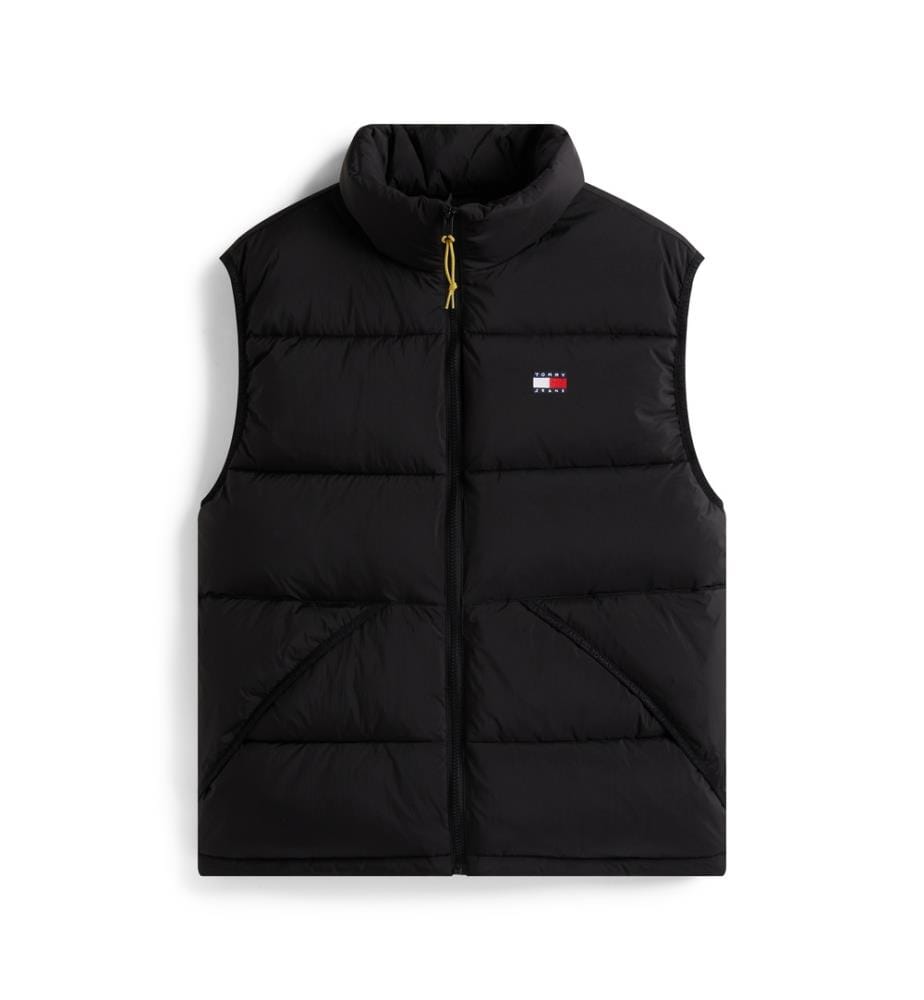 Sleeveless Puffer Jacket - Black